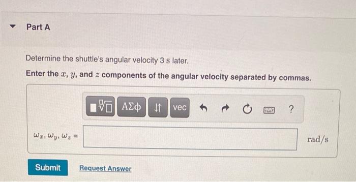 Solved The space shuttle is located in "deep space," where | Chegg.com