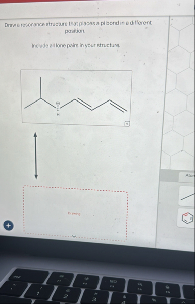 Solved Draw a resonance structure that places a pi bond in a | Chegg.com
