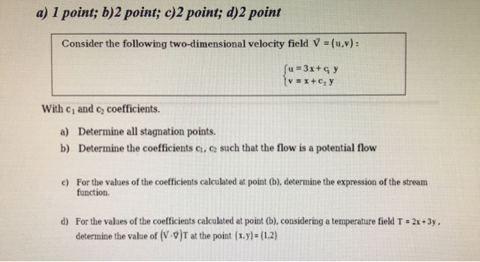 Solved A 1 Point B 2 Point C 2 Point D 2 Point Consid Chegg Com