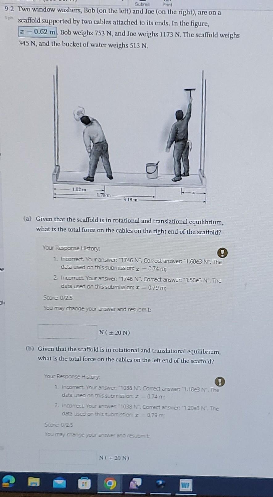 Solved 92 Two window washers, Bob (on the left) and Joe (on