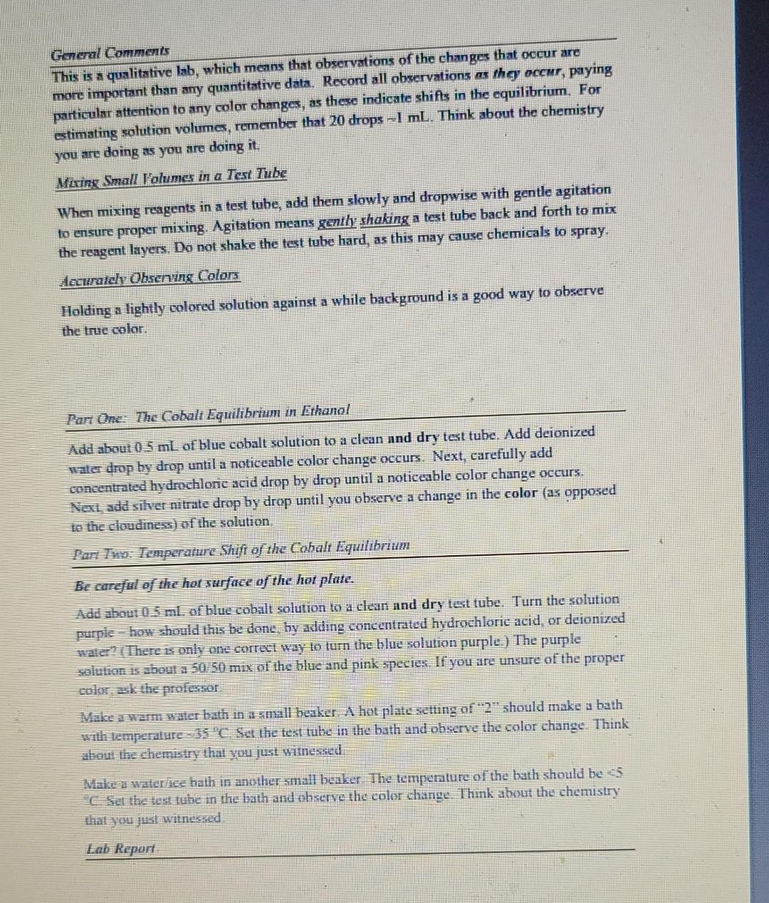 Solved What are the answers for the lab report and post | Chegg.com