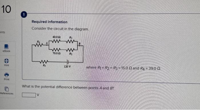 Solved Required Information Consider The Circuit In The | Chegg.com