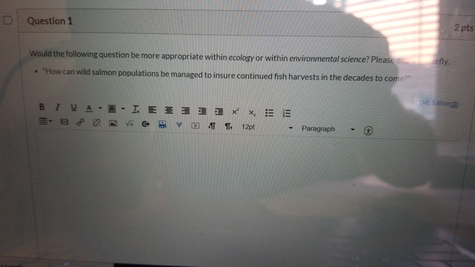 Solved Question 1 2 pts Would the following question be more | Chegg.com