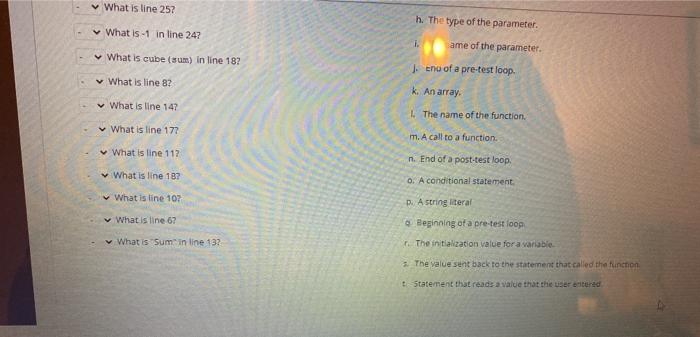 Solved 2 include using namespace std; double cube (int | Chegg.com
