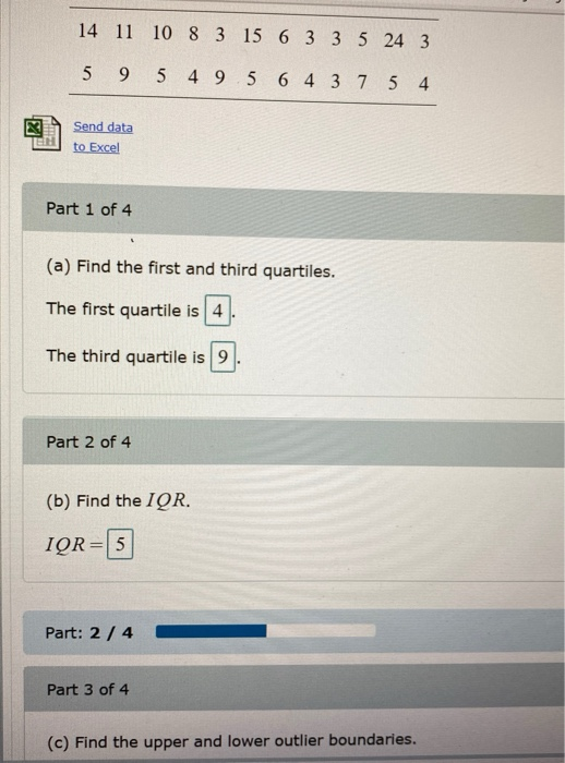 Solved 14 11 10 8 3 15 6 3 3 5 24 3 5 9 5 4 9 5 6 4 3 7 5 4 | Chegg.com