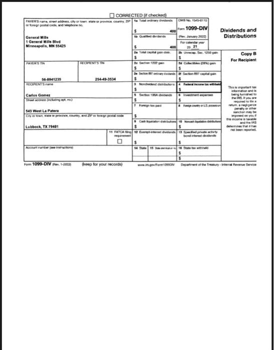 PRACTICE SET ACCT 324 - Fall 2022 2021 Individual | Chegg.com