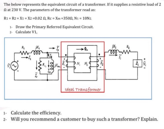 Solved The below represents the equivalent circuit of a | Chegg.com