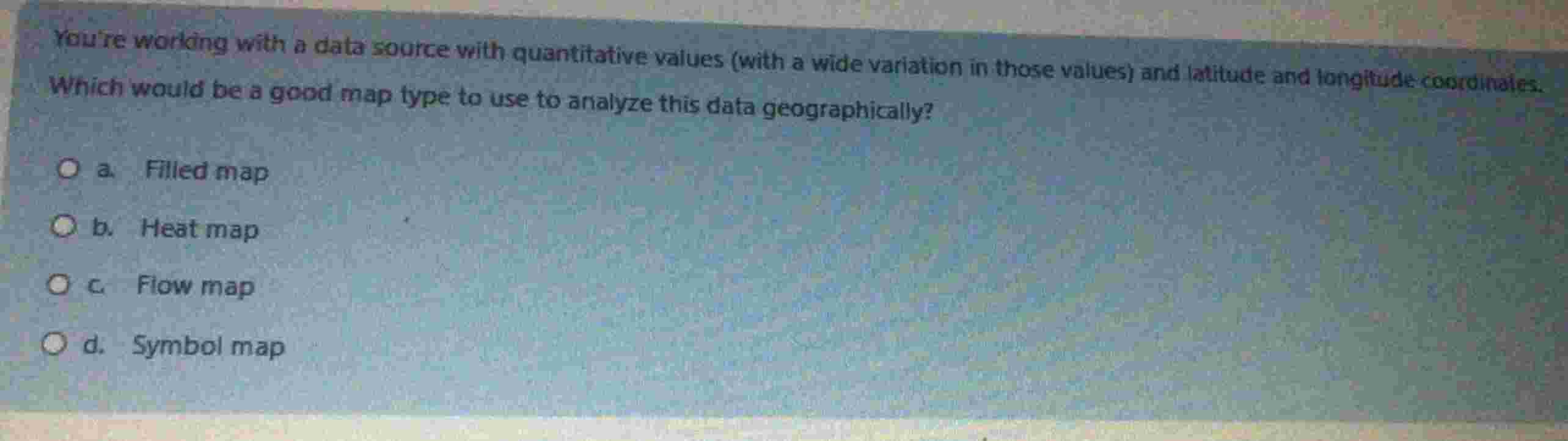 Solved by an EXPERT Youre working with a data soorce with quantitative ...