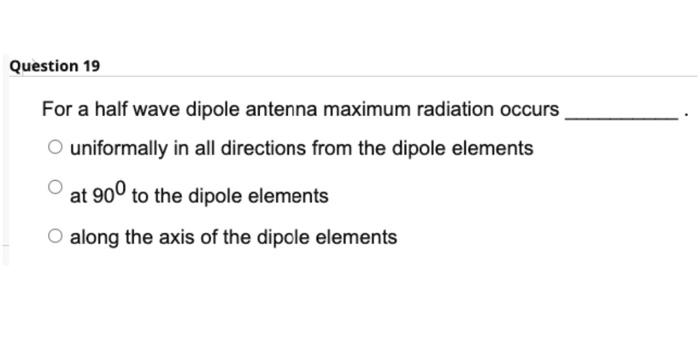 Solved Question 17 An isotropic radiator will radiate only | Chegg.com