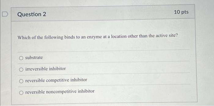 what inhibitor binds to the active site of an enzyme