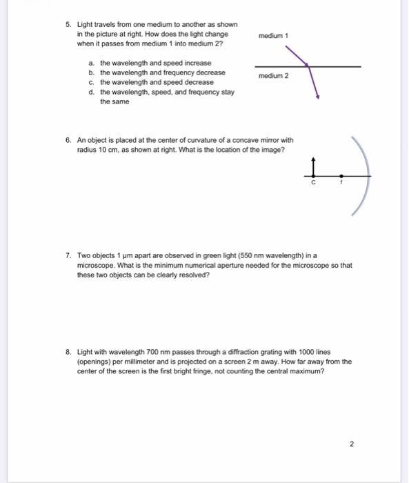 how light travels from one medium to another