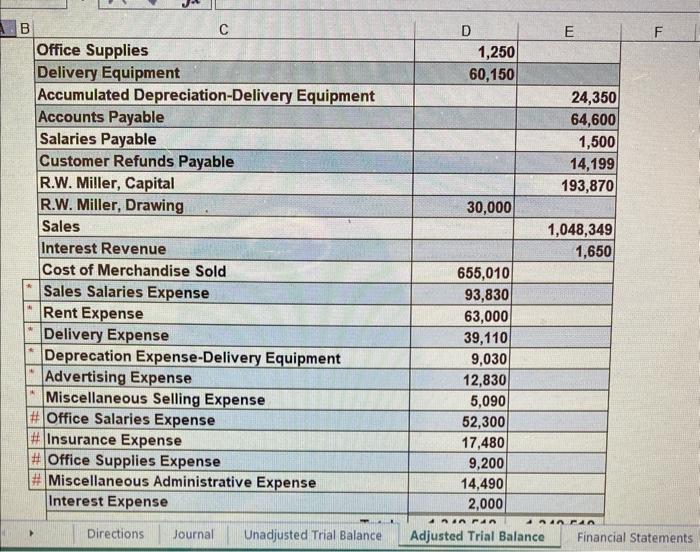 Solved Directions 1 Use this Excel template file (see tabs)