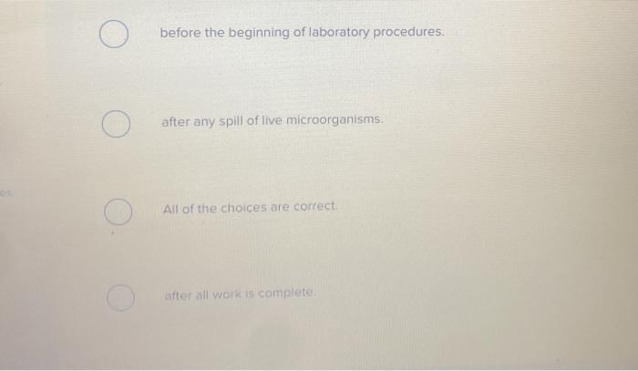 a disinfectant is used on your work surface        
        <figure class=