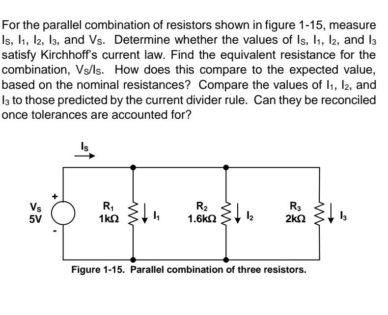 Solved For the parallel combination of resistors shown in | Chegg.com
