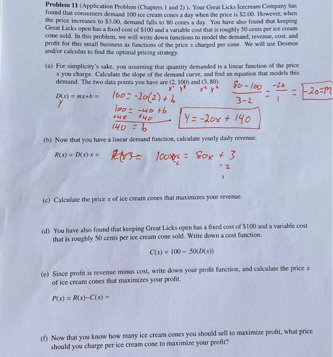 Solved Problem 11 (Application Problem (Chapters 1 And 2)). | Chegg.com