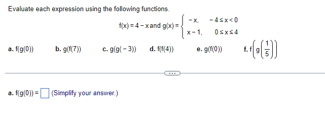 Solved Evaluate Each Expression Using The Following Chegg Solved Evaluate Each Expression Using The Following Chegg