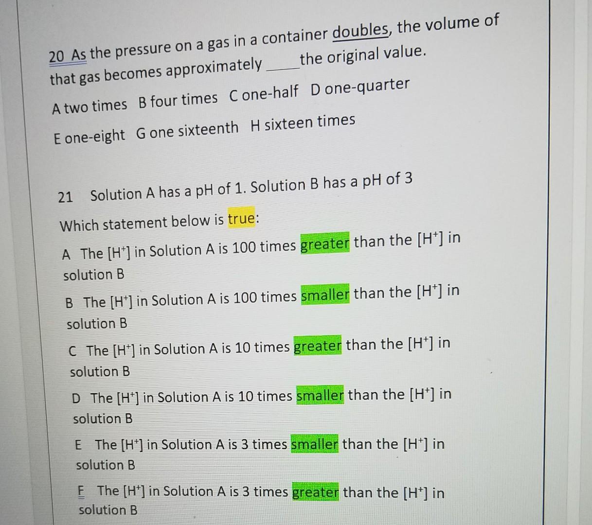 Solved 22 Which of the following is not a true statement | Chegg.com