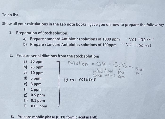 How to prepare (stock) solutions: Step-by-step guide – The Lab Label