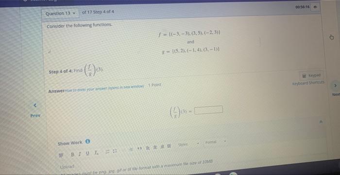 Solved Consider The Following Functions. B. | Chegg.com