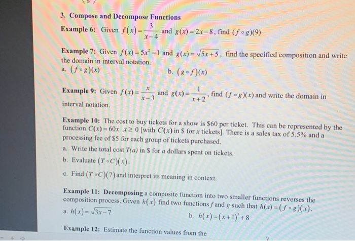 Solved Section 2.8: The Algebra of Functions 1. Perform | Chegg.com