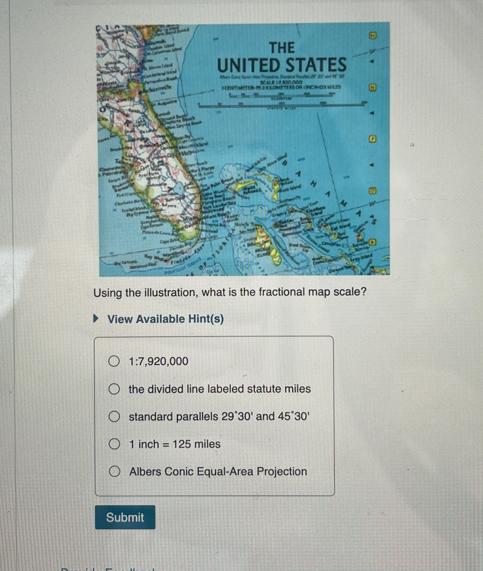 Solved Using the illustration, what is the fractional map