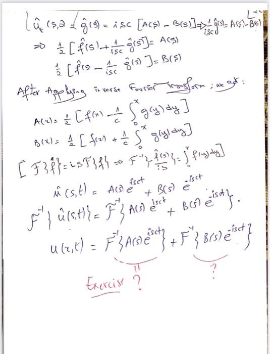 Solved Q2 Second Order Equation Consider The Wave Equ Chegg Com