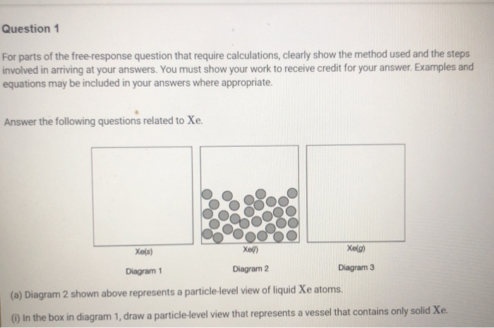Solved Question 1 For parts of the free response question | Chegg.com