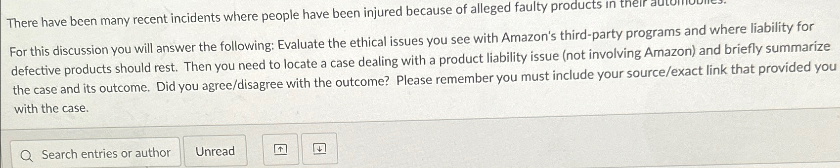 Solved There have been many recent incidents where people | Chegg.com