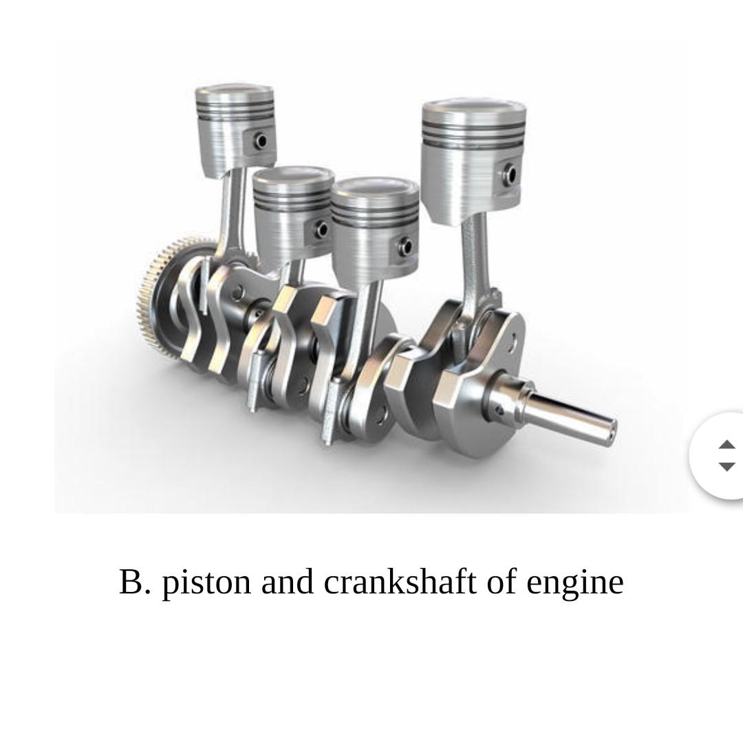 Solved 1. Figure (A) displays a cylinder of the engine, | Chegg.com