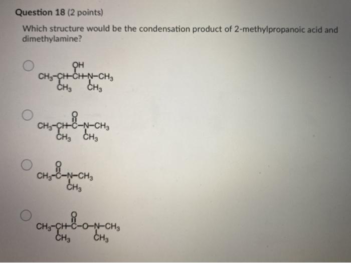 2 methylpropanoic acid