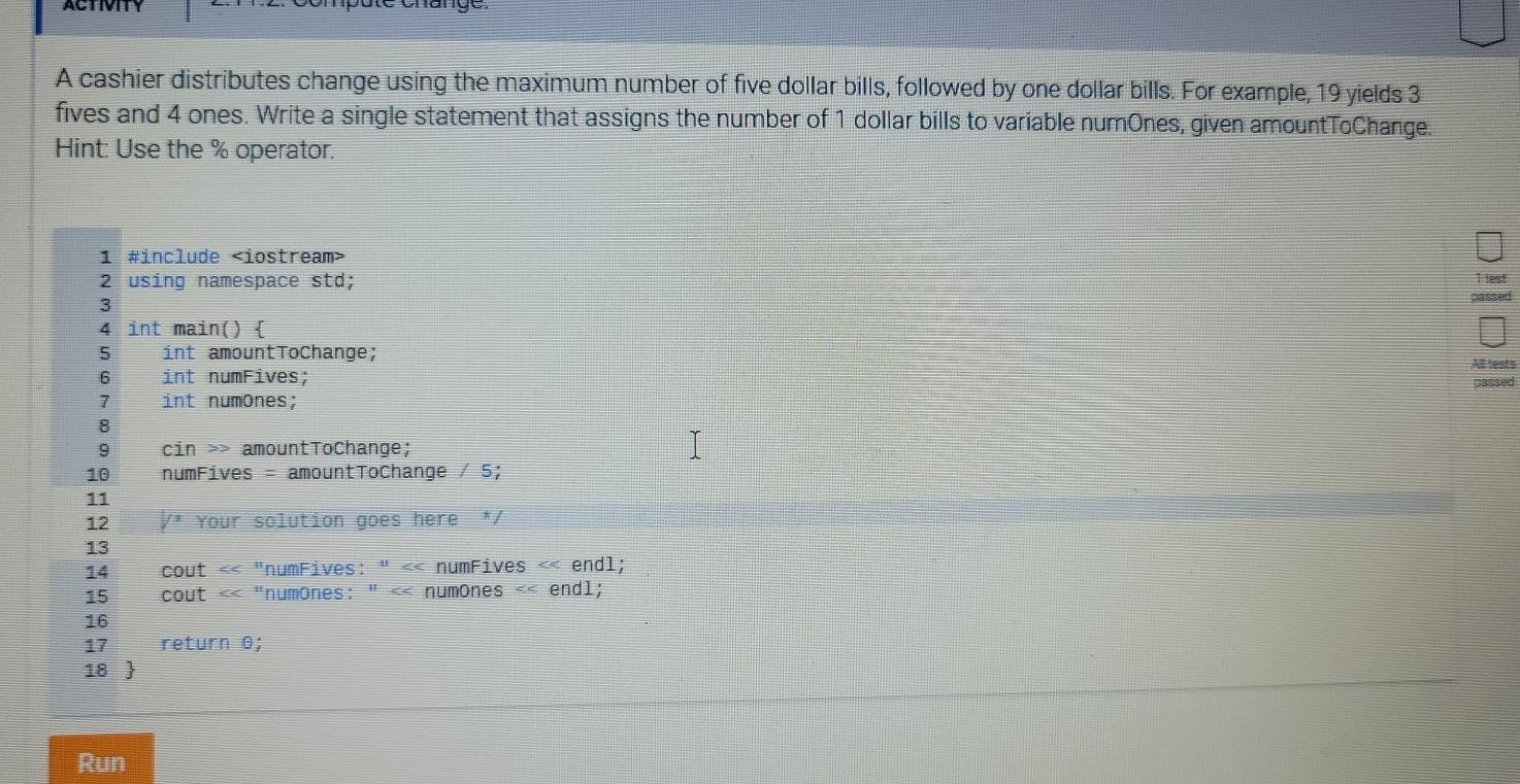 A Cashier Distributes Change Using The Maximum Number - vrogue.co