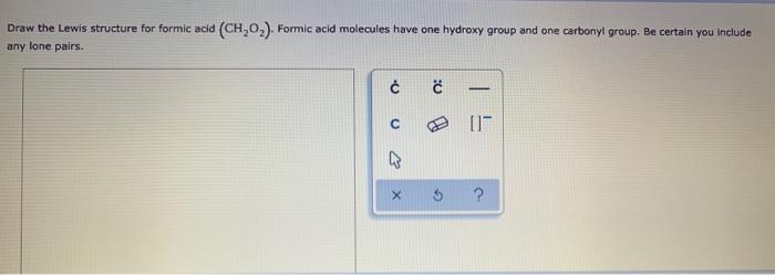 Solved Draw the Lewis structure for formamide (CH,NO). | Chegg.com