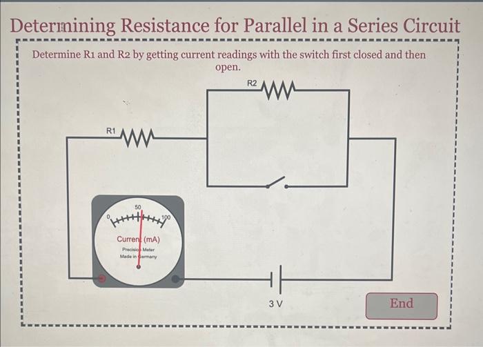 Solved Determining Resistance for Parallel in a Series | Chegg.com