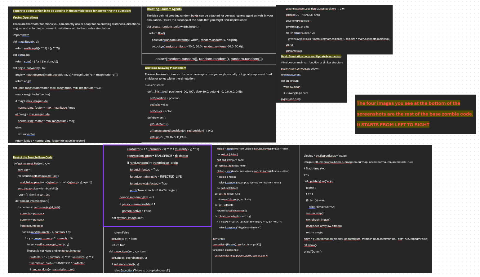 Solved I am providing the base zombie python code that i | Chegg.com
