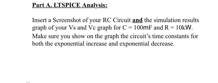 Solved Create below circuit in figure 8.5 in LTSpice. Please | Chegg.com