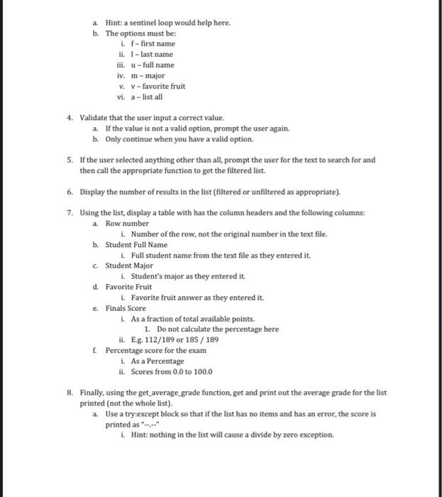 Solved Application In this assignment you will read in a | Chegg.com