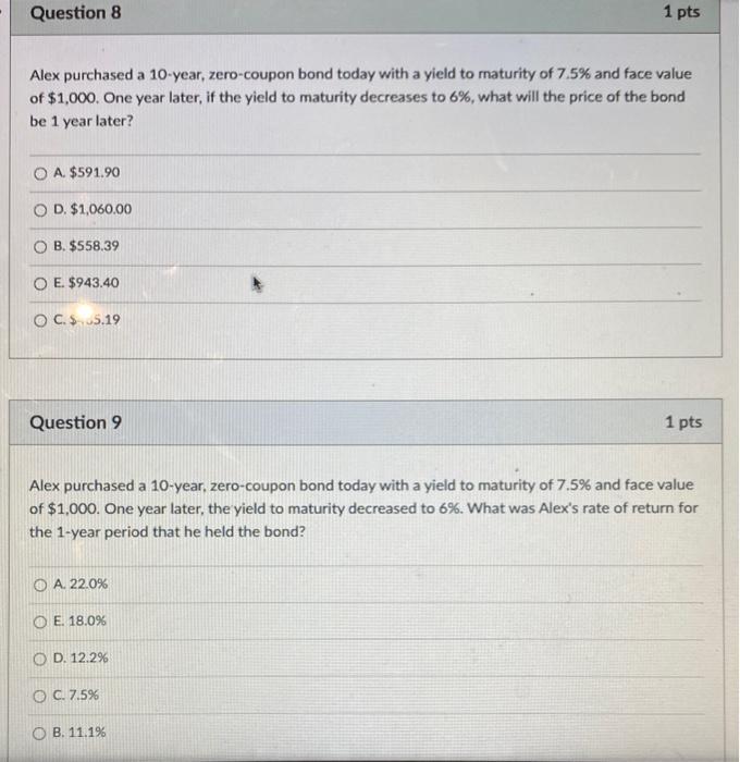 solved-alex-purchased-a-10-year-zero-coupon-bond-today-with-chegg