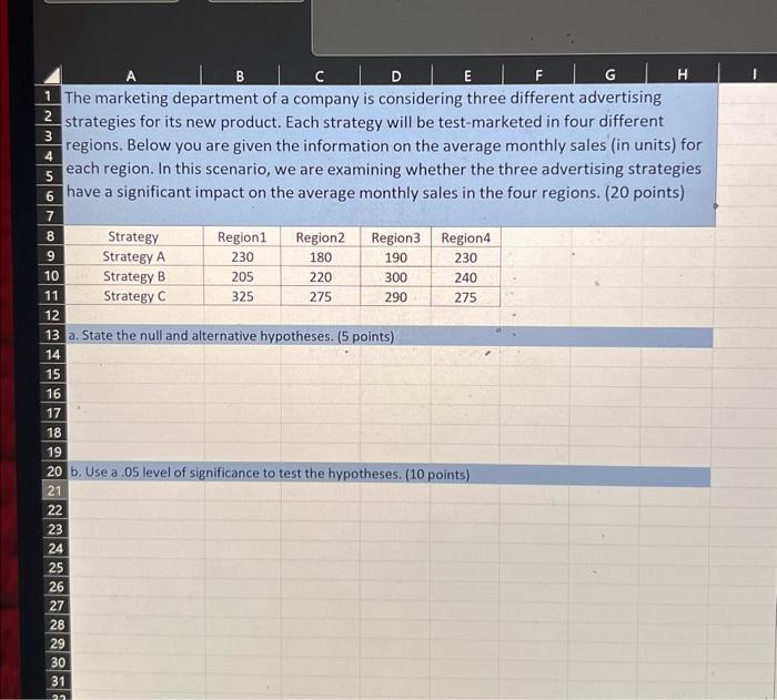 Solved PLEASE DO THIS OUT ON EXCEL AND PROVIDE ME WITH THE | Chegg.com