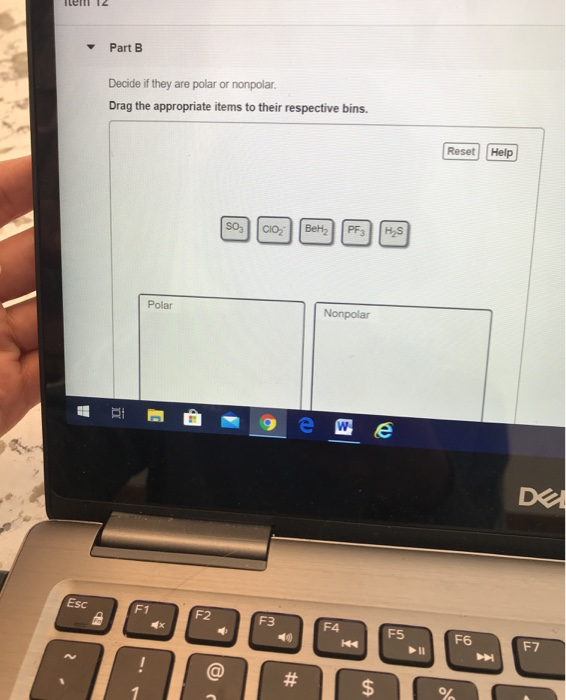 Solved Part A Determine the molecular geometry of the | Chegg.com