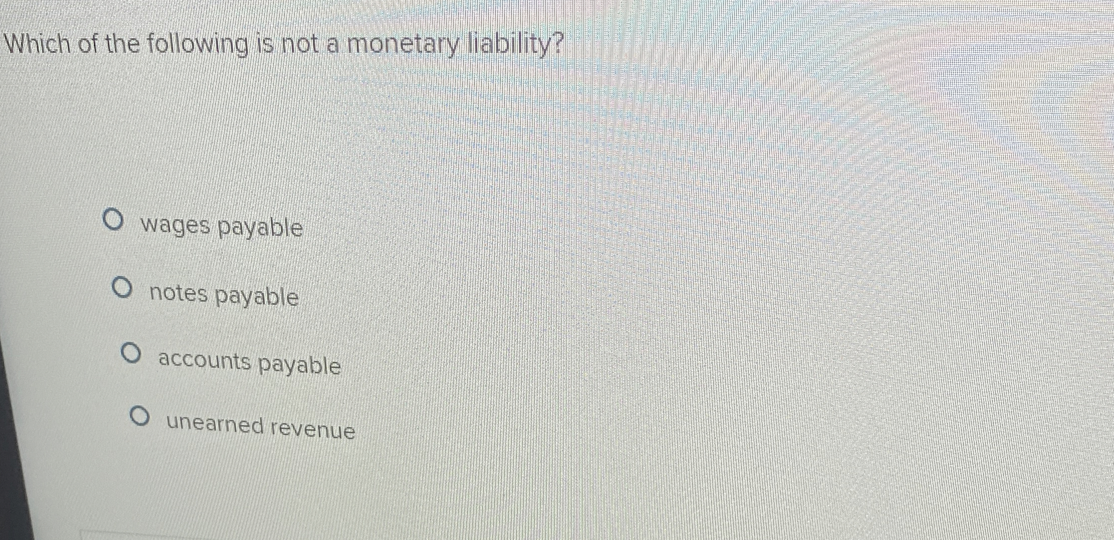 Solved Which of the following is not a monetary | Chegg.com
