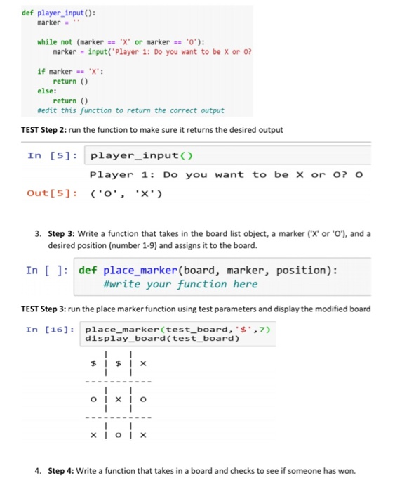 Solved Objective To Create A Tic Tac Toe Game Using Pyth Chegg Com