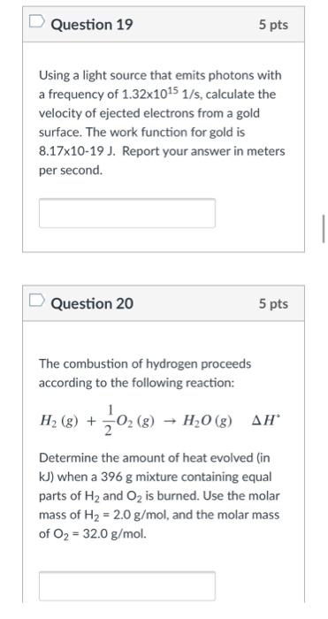 Solved Question 17 5 pts What is the wavelength of an | Chegg.com