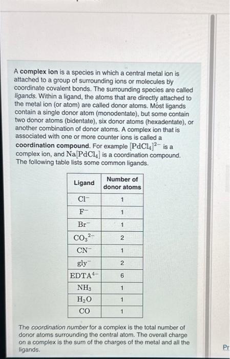 Solved What is the coordination number for each of the | Chegg.com