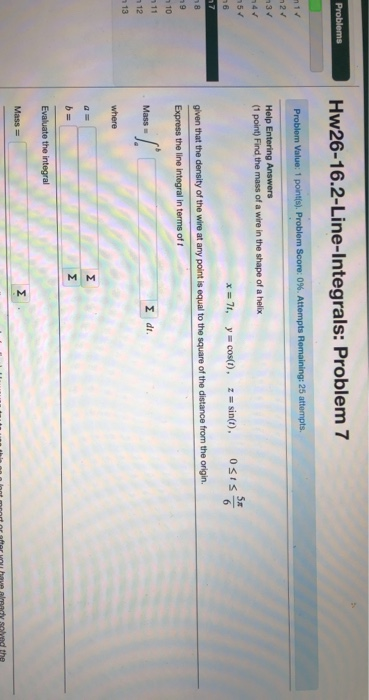 Solved Problem Value: 1 poin . Problem Score: 0 Attempts | Chegg.com