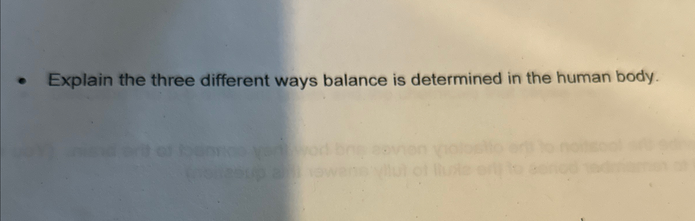 Solved Explain the three different ways balance is | Chegg.com