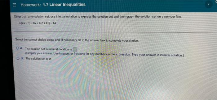 assignment 17.1 verifying solutions for linear inequalities