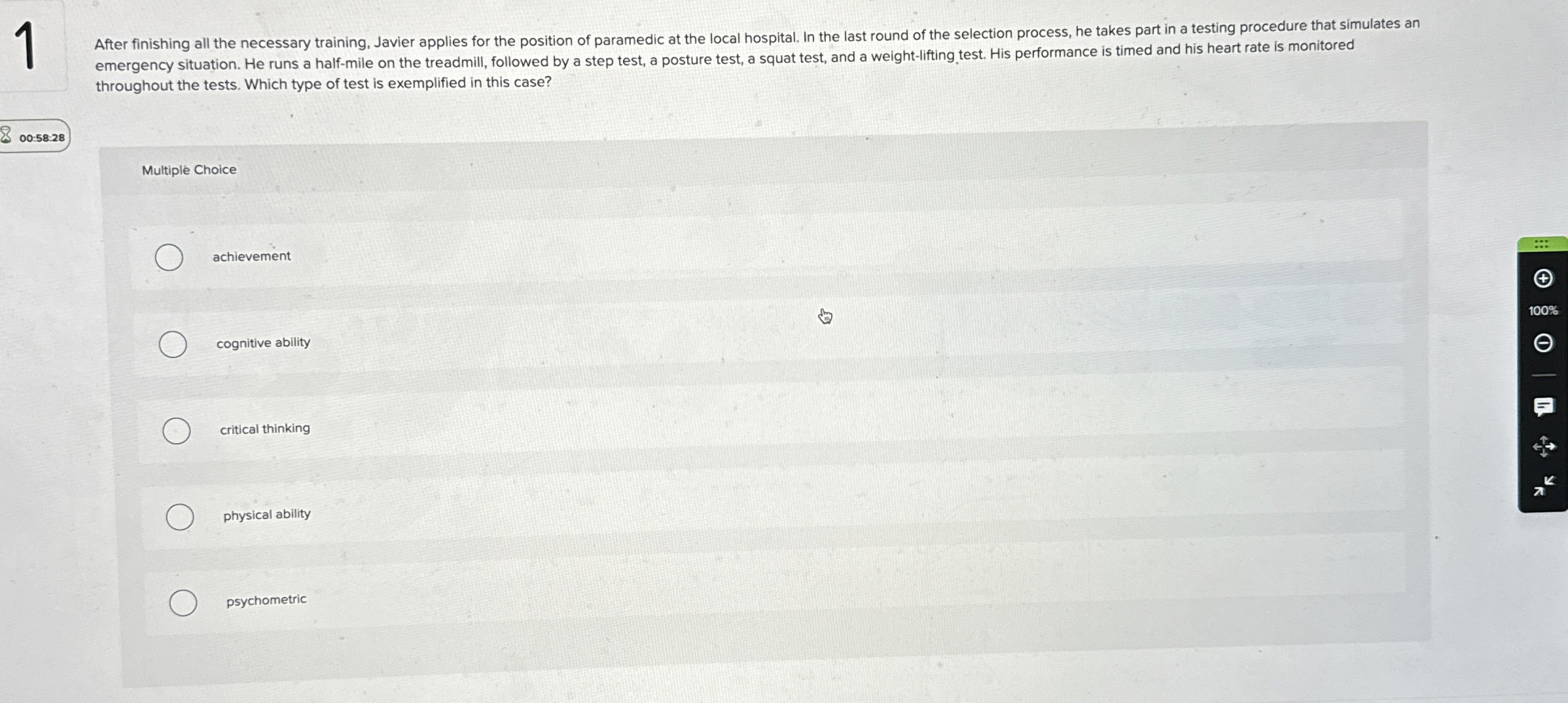 Solved 1emergency situation. He runs a halfmile on the