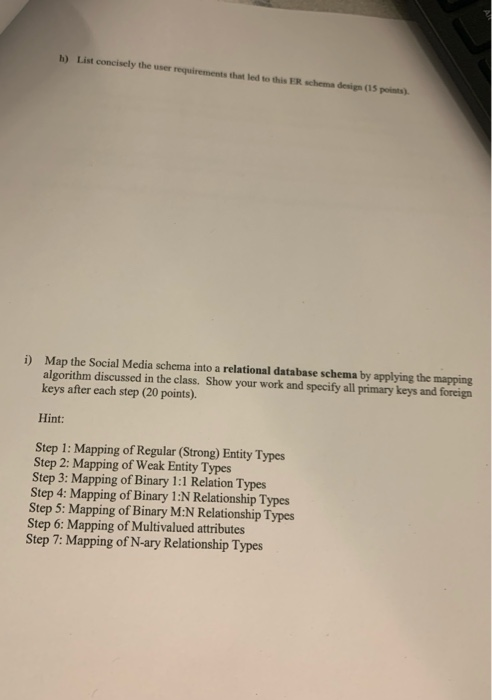 Solved 1. Answer the following questions based on the Social | Chegg.com