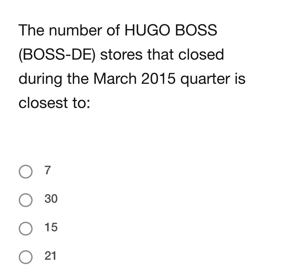 Closest hugo boss clearance store