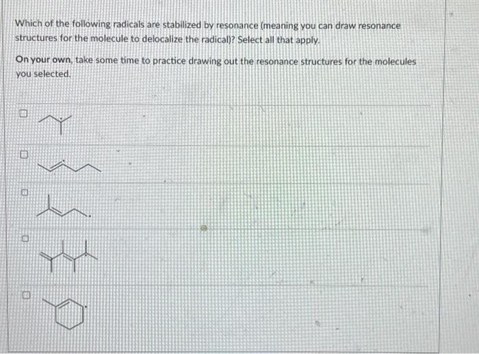 Solved Arrow pushing patterns for radical mechanisms can be | Chegg.com